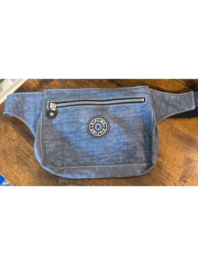 Kipling Waist Belt Bag Crinkle Nylon EUC